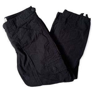 SANCTUARY Black Crop Cargo Size 27 NWOT